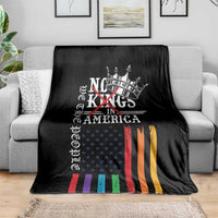 No Kings In America LGBT Blanket We the People Say No - Wonder Print Shop