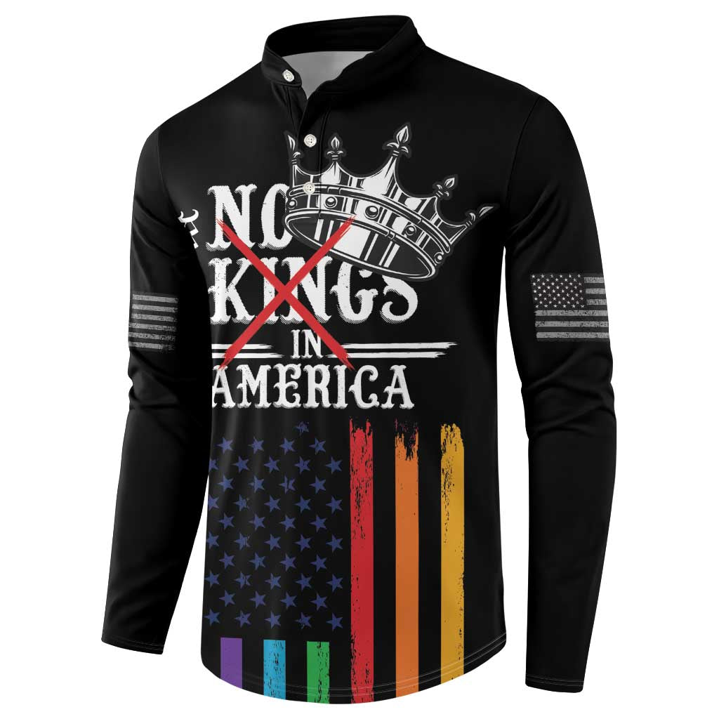 No Kings In America LGBT Button Sweatshirt We the People Say No - Wonder Print Shop