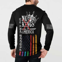 No Kings In America LGBT Button Sweatshirt We the People Say No - Wonder Print Shop