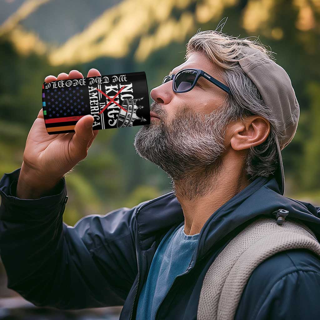 No Kings In America LGBT 4 in 1 Can Cooler Tumbler We the People Say No - Wonder Print Shop