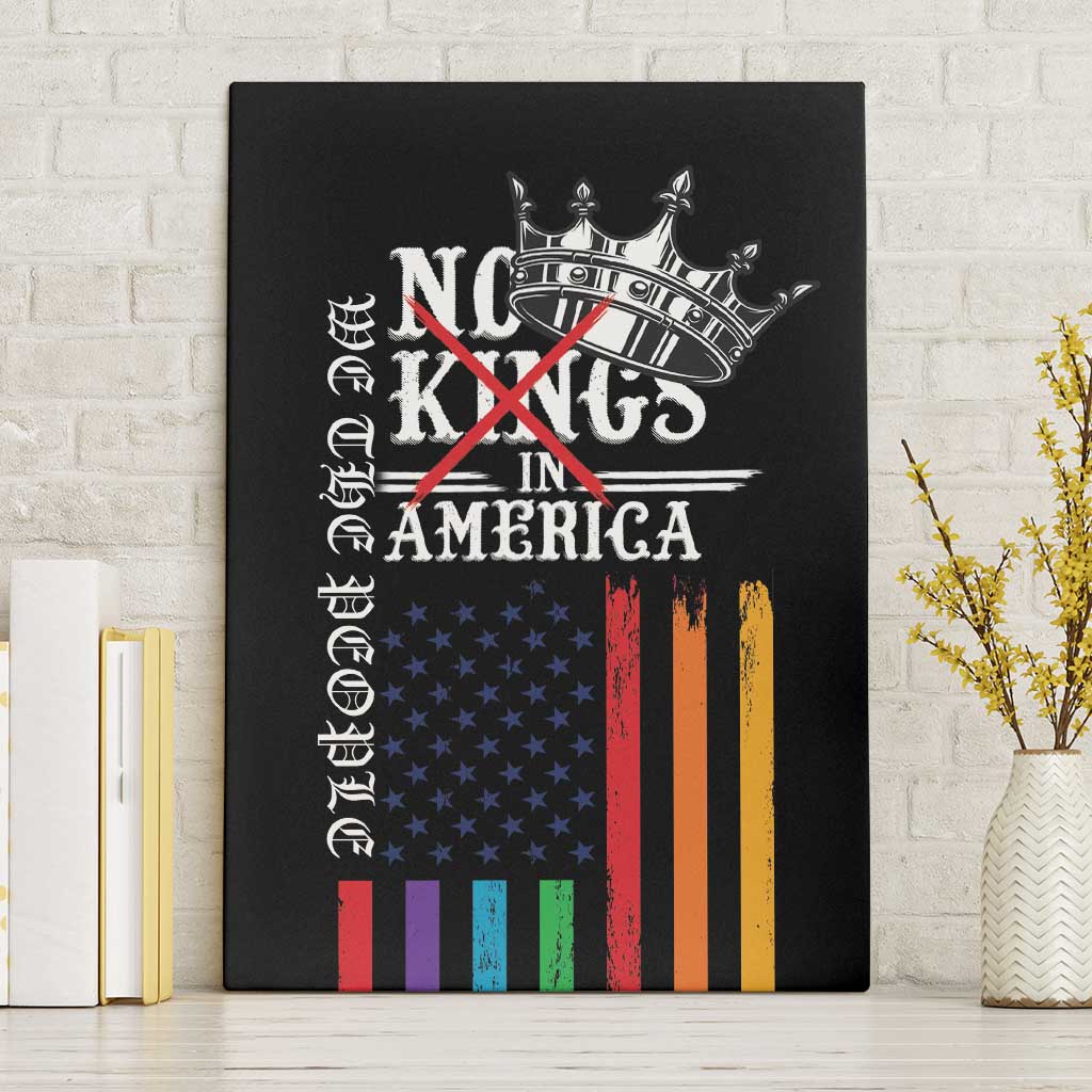 No Kings In America LGBT Canvas Wall Art We the People Say No - Wonder Print Shop