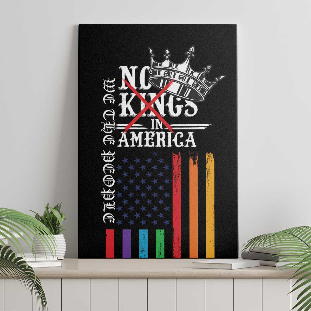 No Kings In America LGBT Canvas Wall Art We the People Say No - Wonder Print Shop