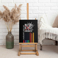 No Kings In America LGBT Canvas Wall Art We the People Say No - Wonder Print Shop