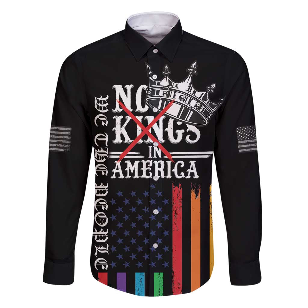 No Kings In America LGBT Family Matching Mermaid Dress and Hawaiian Shirt We the People Say No - Wonder Print Shop