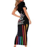 No Kings In America LGBT Family Matching Short Sleeve Bodycon Dress and Hawaiian Shirt We the People Say No - Wonder Print Shop