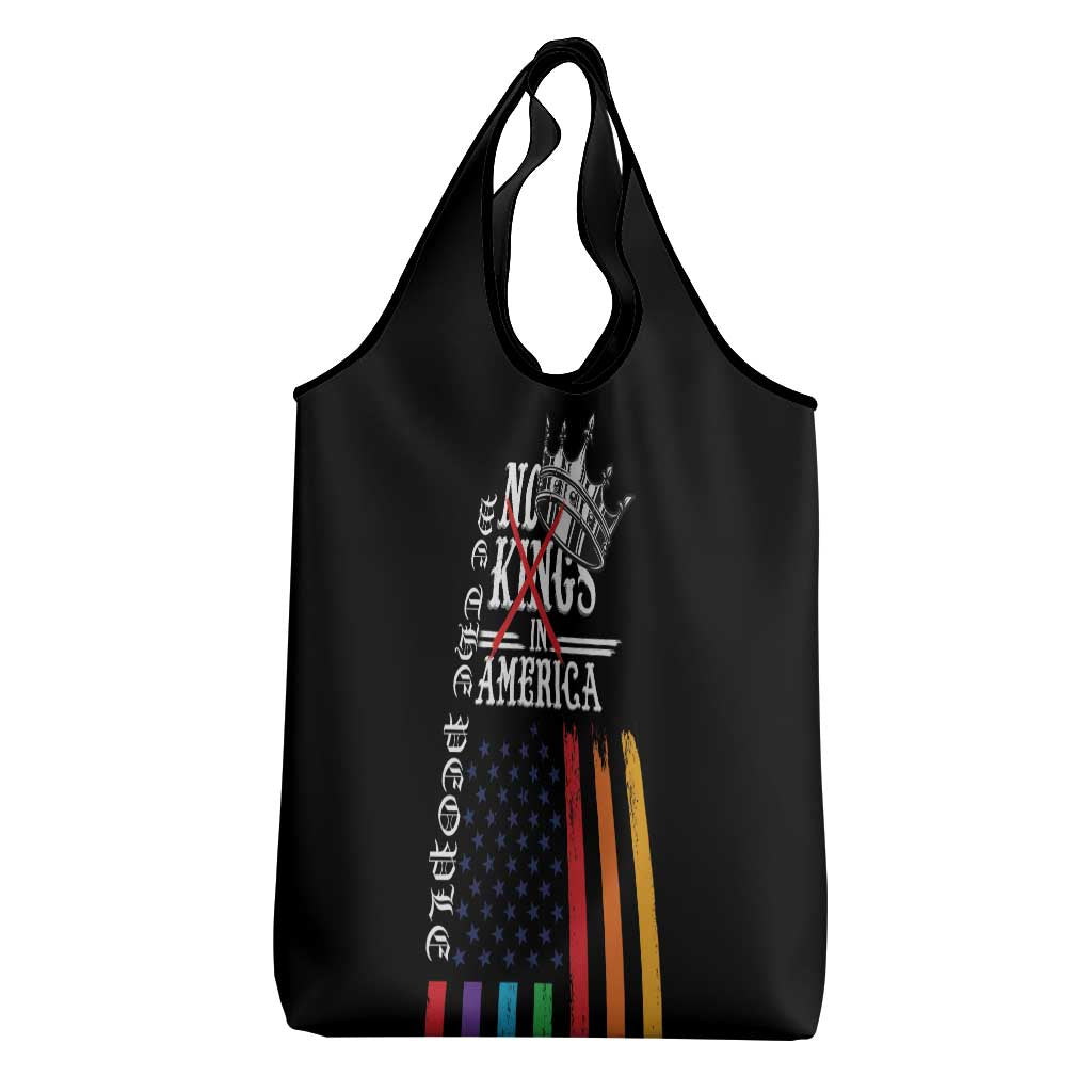 No Kings In America LGBT Grocery Bag We the People Say No - Wonder Print Shop