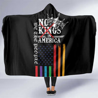 No Kings In America LGBT Hooded Blanket We the People Say No - Wonder Print Shop