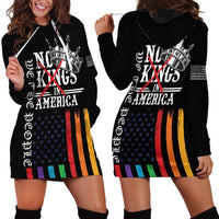No Kings In America LGBT Hoodie Dress We the People Say No - Wonder Print Shop
