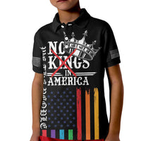 No Kings In America LGBT Kid Polo Shirt We the People Say No - Wonder Print Shop