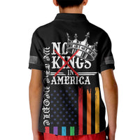 No Kings In America LGBT Kid Polo Shirt We the People Say No - Wonder Print Shop