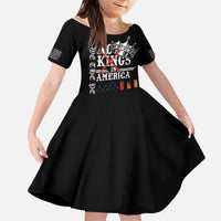 No Kings In America LGBT Kid Short Sleeve Dress We the People Say No - Wonder Print Shop