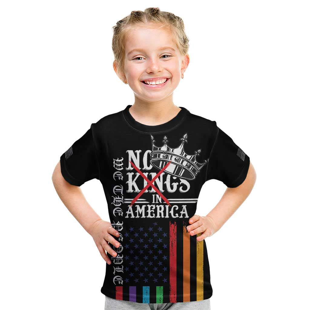 No Kings In America LGBT Kid T Shirt We the People Say No - Wonder Print Shop