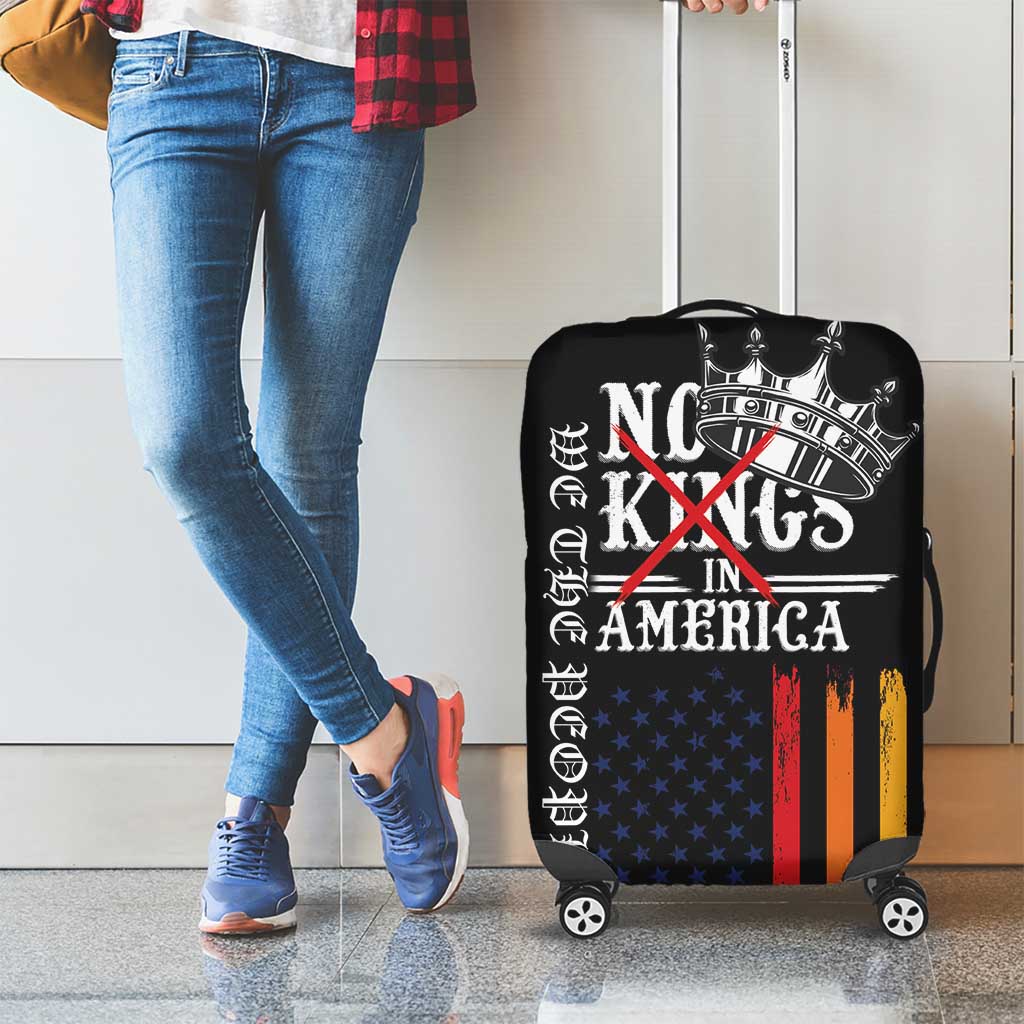 No Kings In America LGBT Luggage Cover We the People Say No - Wonder Print Shop