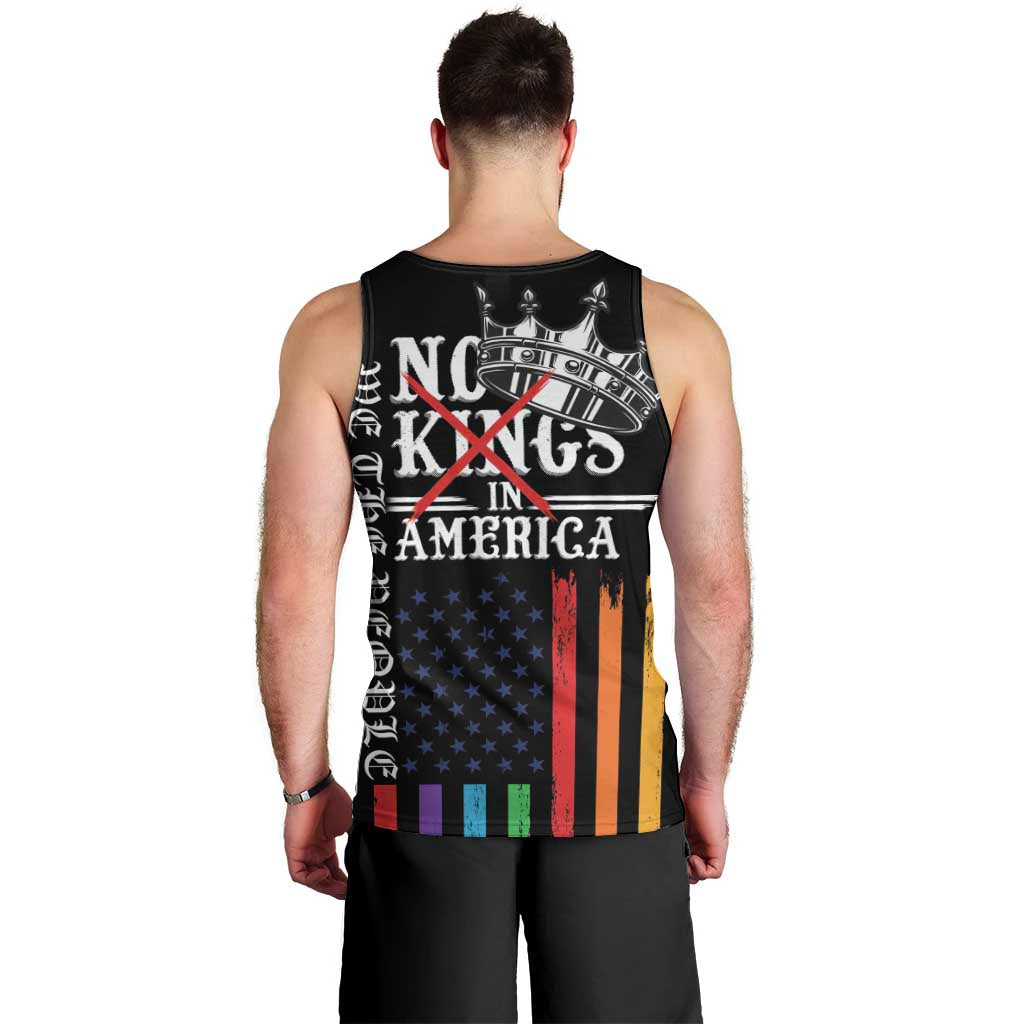 No Kings In America LGBT Men Tank Top We the People Say No - Wonder Print Shop