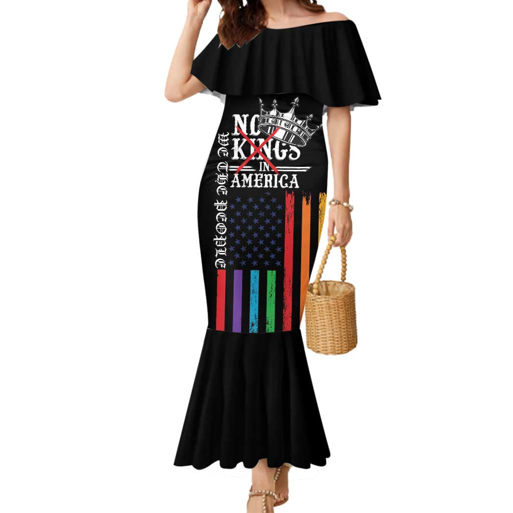No Kings In America LGBT Mermaid Dress We the People Say No - Wonder Print Shop