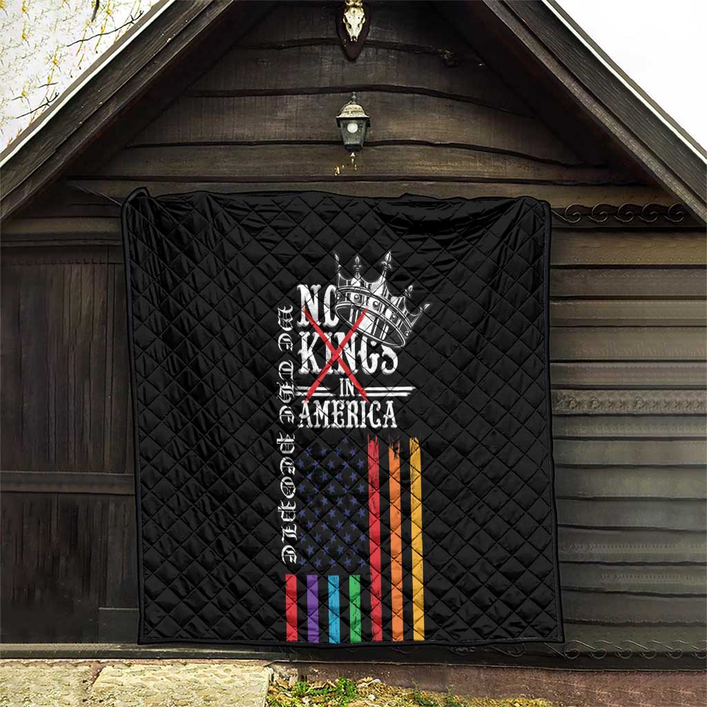 No Kings In America LGBT Quilt We the People Say No - Wonder Print Shop