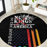 No Kings In America LGBT Round Carpet We the People Say No - Wonder Print Shop