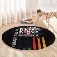 No Kings In America LGBT Round Carpet We the People Say No - Wonder Print Shop
