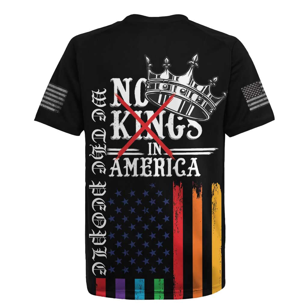 No Kings In America LGBT Rugby Jersey We the People Say No - Wonder Print Shop