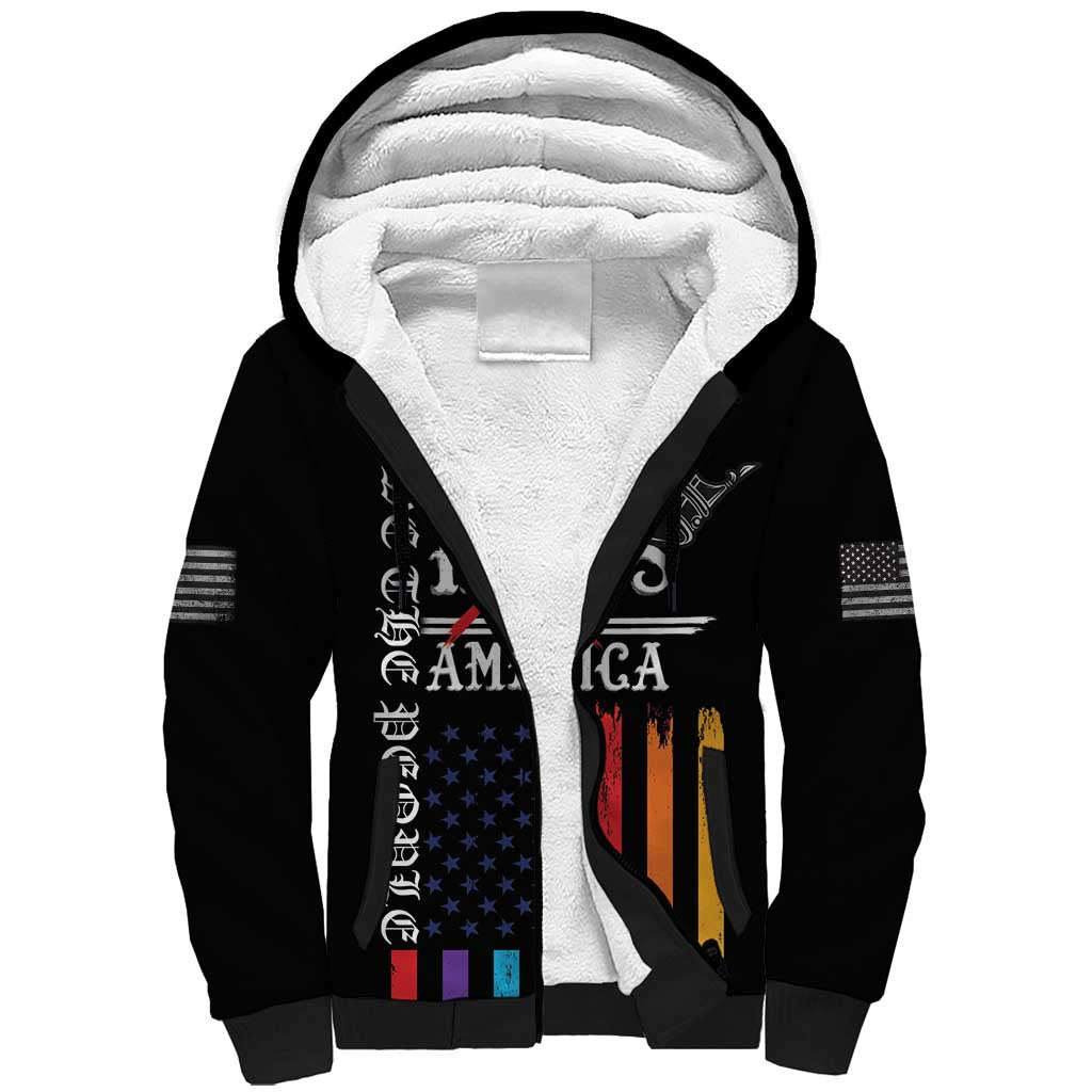 No Kings In America LGBT Sherpa Hoodie We the People Say No - Wonder Print Shop