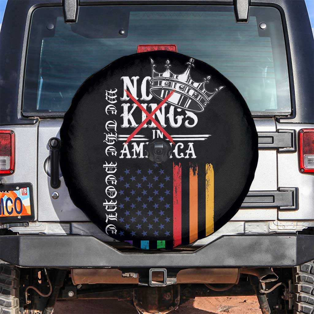 No Kings In America LGBT Spare Tire Cover We the People Say No - Wonder Print Shop