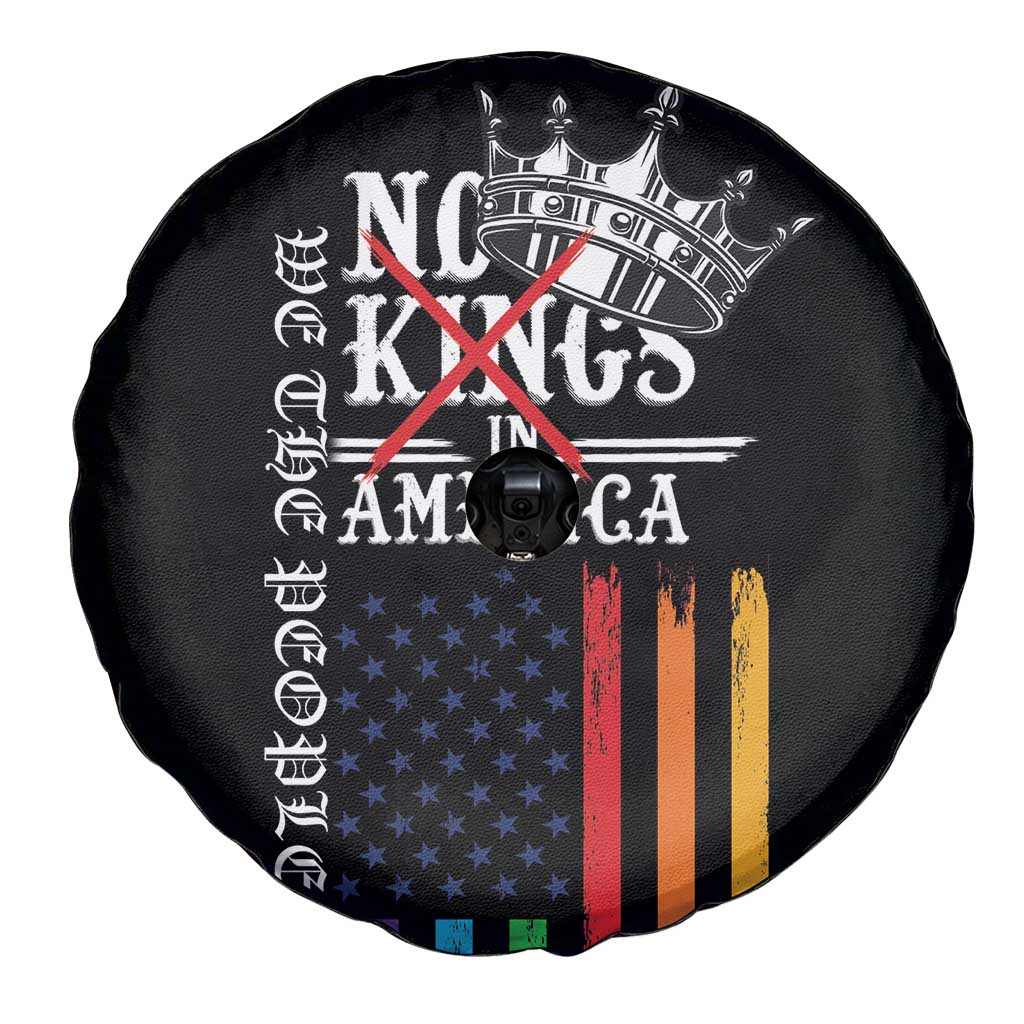 No Kings In America LGBT Spare Tire Cover We the People Say No - Wonder Print Shop