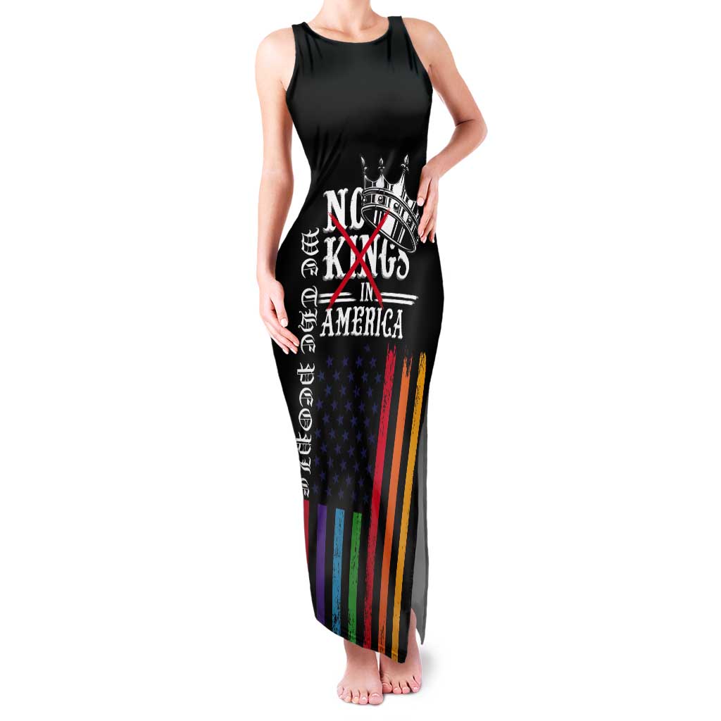 No Kings In America LGBT Tank Maxi Dress We the People Say No - Wonder Print Shop