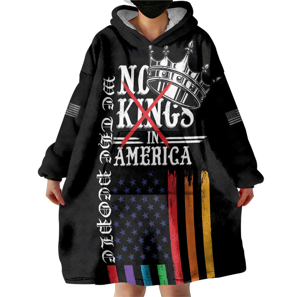 No Kings In America LGBT Wearable Blanket Hoodie We the People Say No - Wonder Print Shop