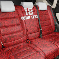 Custom Czech Republic Football Red Version Back Car Seat Cover Go Champion Sporty Style LT18