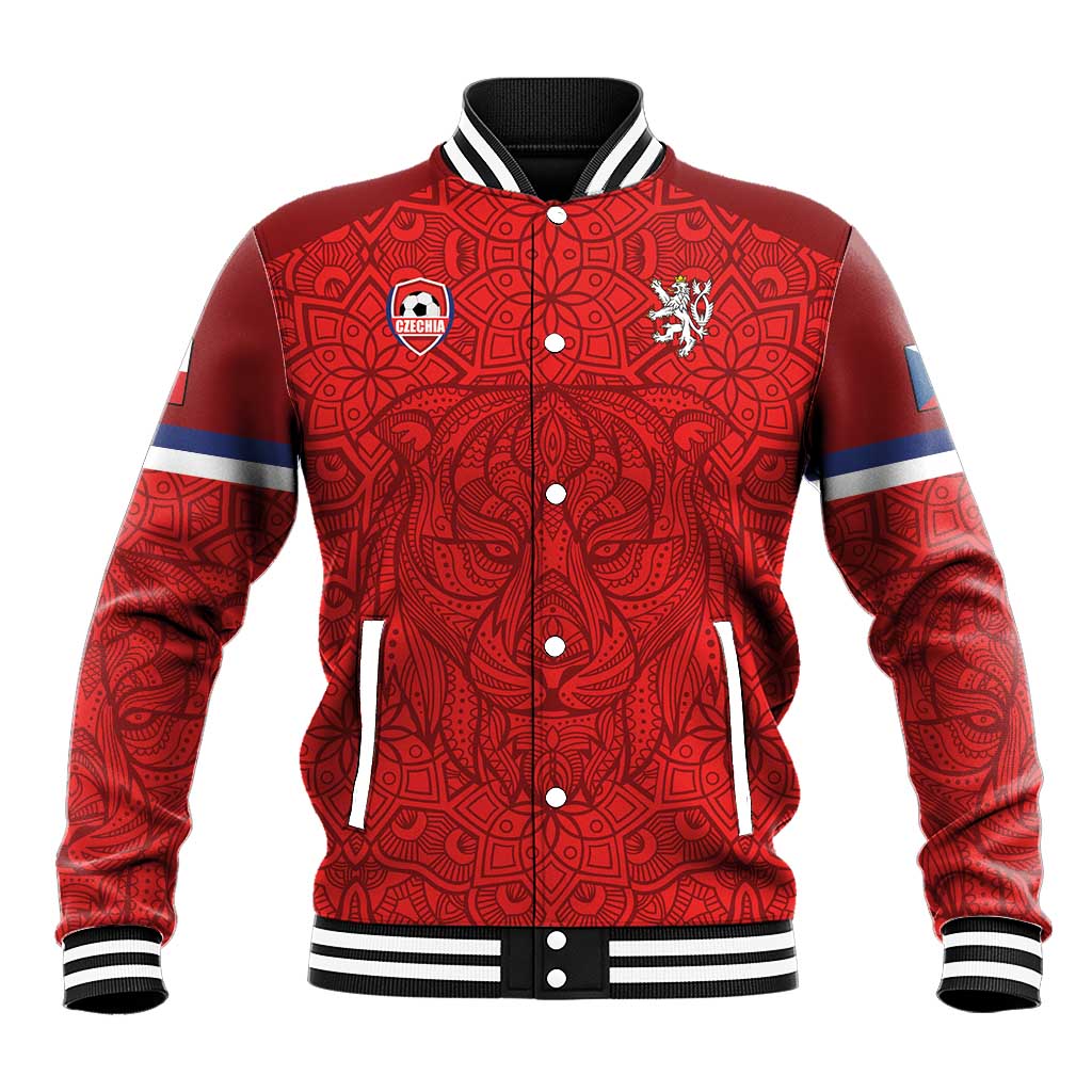 Custom Czech Republic Football Red Version Baseball Jacket Go Champion Sporty Style LT18