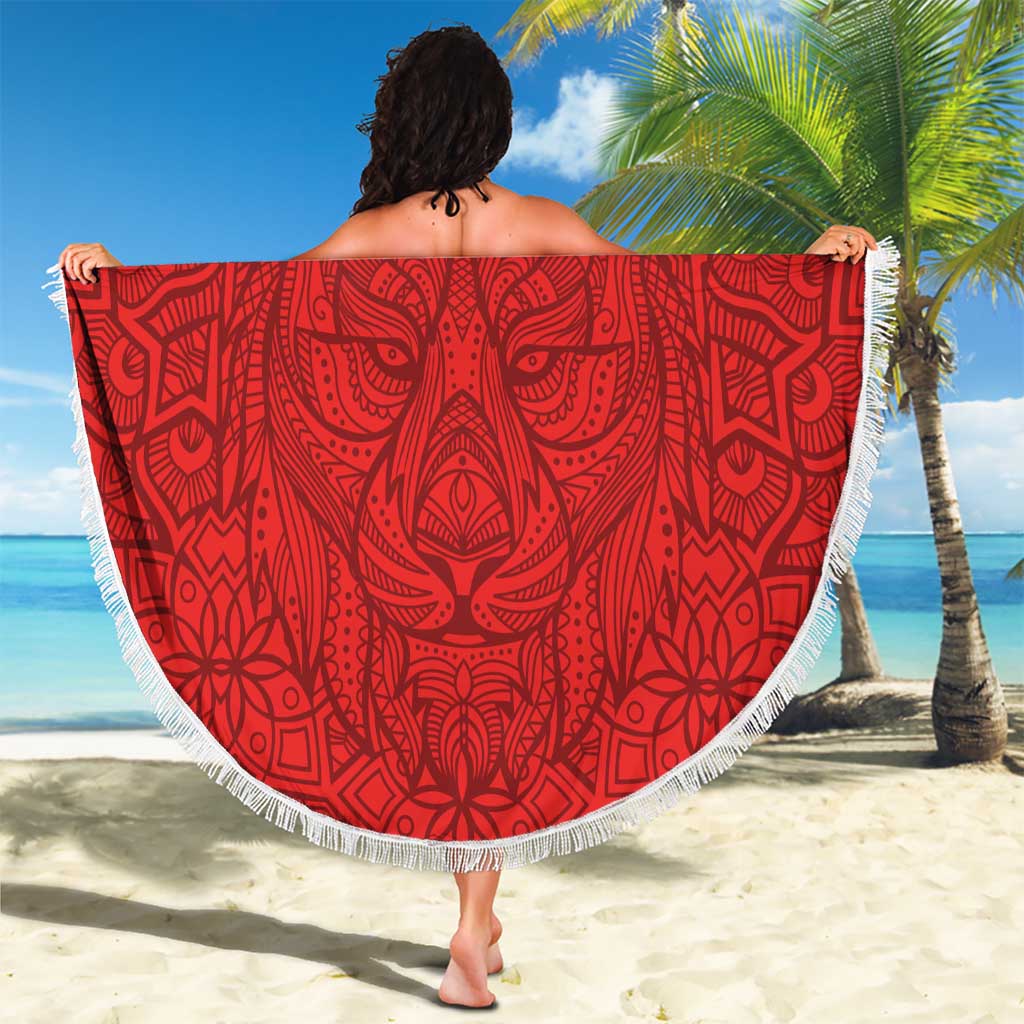 Custom Czech Republic Football Red Version Beach Blanket Go Champion Sporty Style LT18