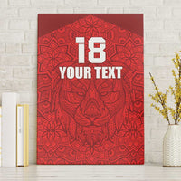 Custom Czech Republic Football Red Version Canvas Wall Art Go Champion Sporty Style LT18