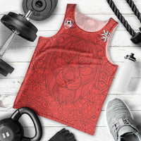 Custom Czech Republic Football Red Version Men Tank Top Go Champion Sporty Style LT18