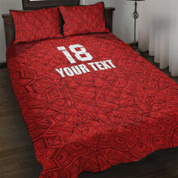 Custom Czech Republic Football Red Version Quilt Bed Set Go Champion Sporty Style LT18