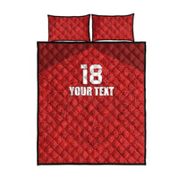 Custom Czech Republic Football Red Version Quilt Bed Set Go Champion Sporty Style LT18