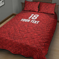 Custom Czech Republic Football Red Version Quilt Bed Set Go Champion Sporty Style LT18