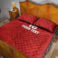 Custom Czech Republic Football Red Version Quilt Bed Set Go Champion Sporty Style LT18