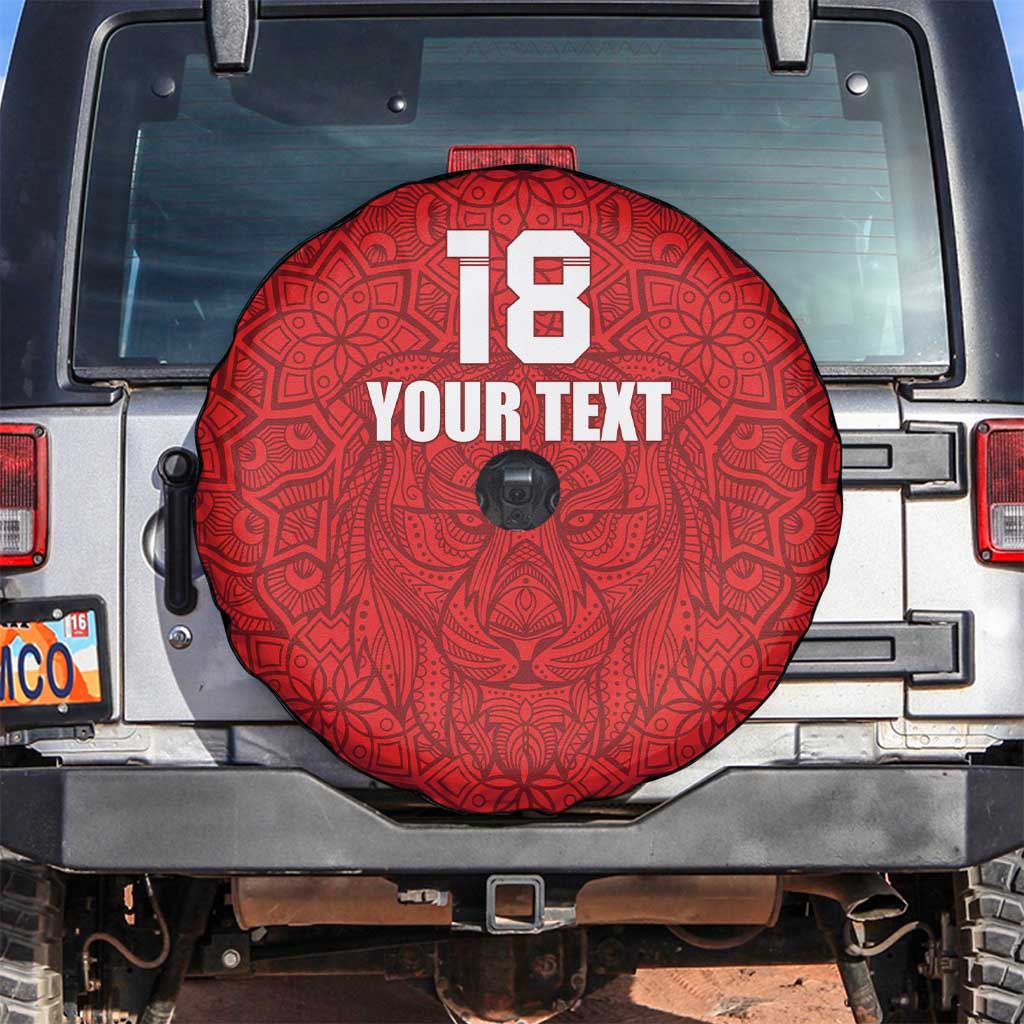 Custom Czech Republic Football Red Version Spare Tire Cover Go Champion Sporty Style LT18