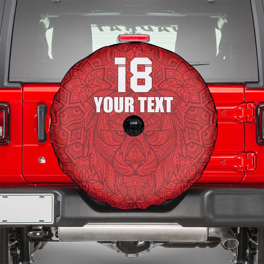 Custom Czech Republic Football Red Version Spare Tire Cover Go Champion Sporty Style LT18