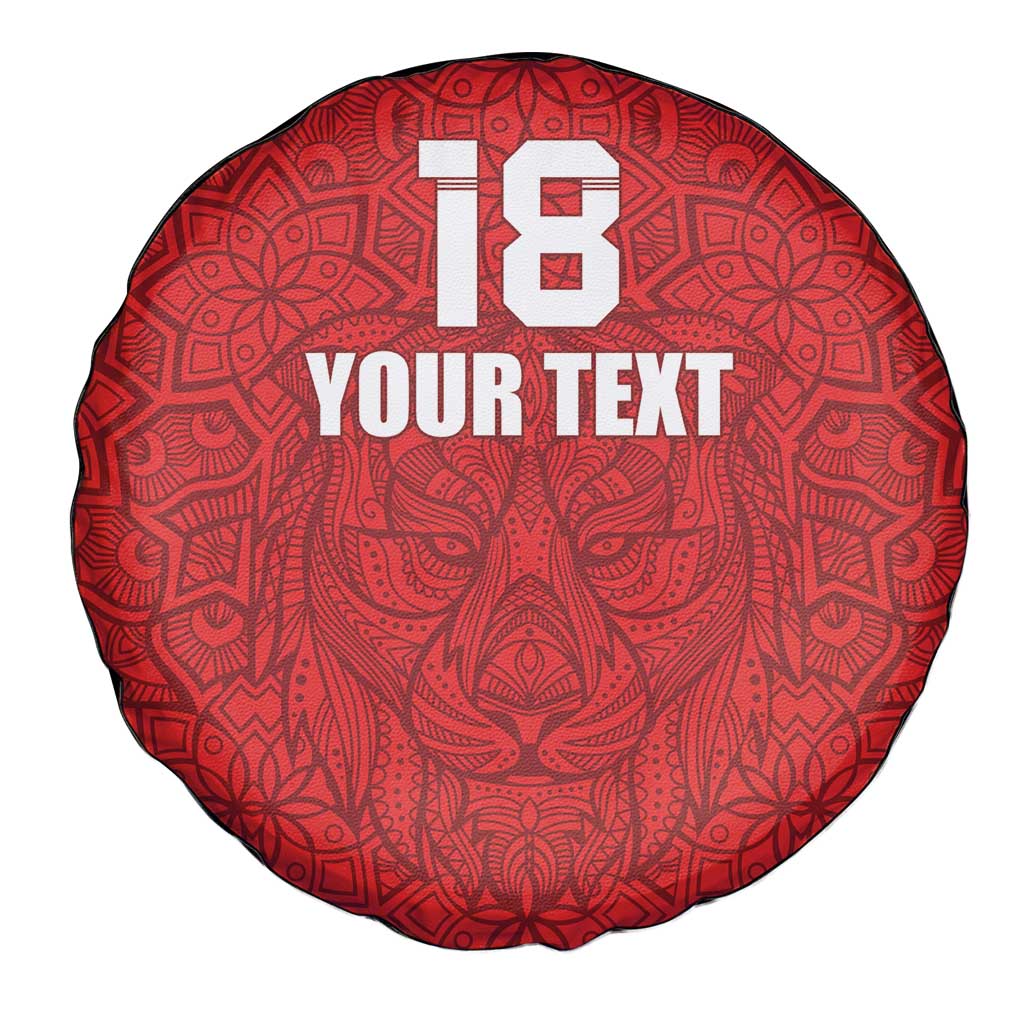 Custom Czech Republic Football Red Version Spare Tire Cover Go Champion Sporty Style LT18