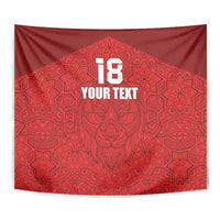 Custom Czech Republic Football Red Version Tapestry Go Champion Sporty Style LT18