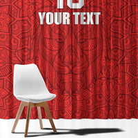 Custom Czech Republic Football Red Version Window Curtain Go Champion Sporty Style LT18