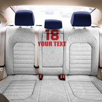 Custom Czech Republic Football White Version Back Car Seat Cover Go Champion Sporty Style LT18