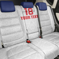 Custom Czech Republic Football White Version Back Car Seat Cover Go Champion Sporty Style LT18