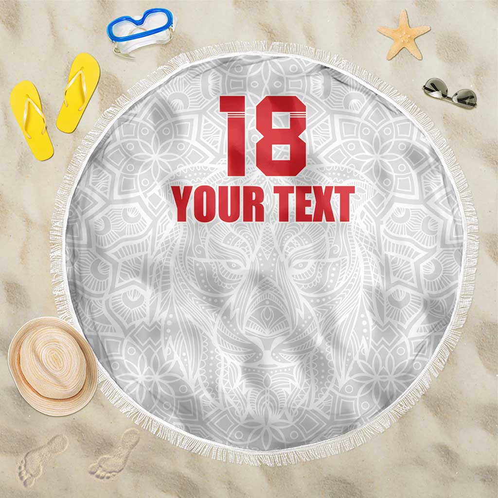 Custom Czech Republic Football White Version Beach Blanket Go Champion Sporty Style LT18