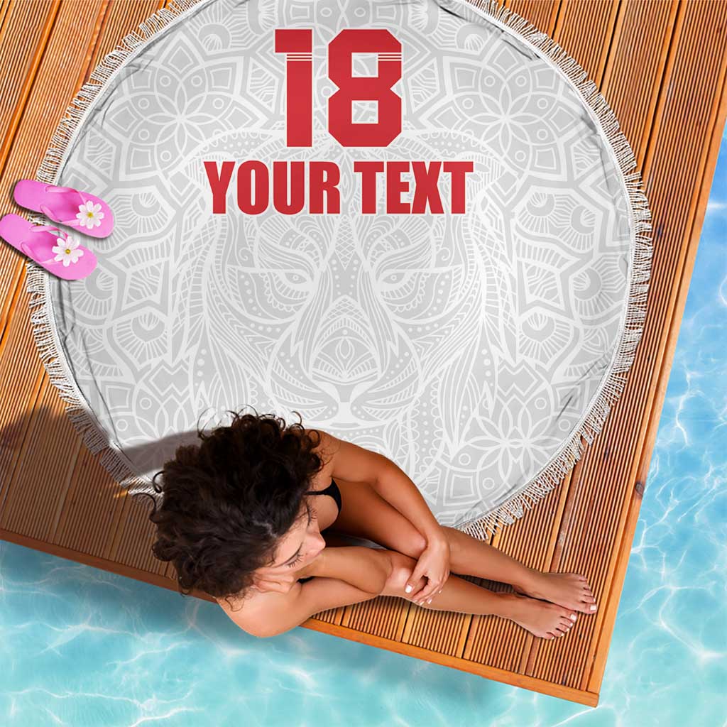 Custom Czech Republic Football White Version Beach Blanket Go Champion Sporty Style LT18