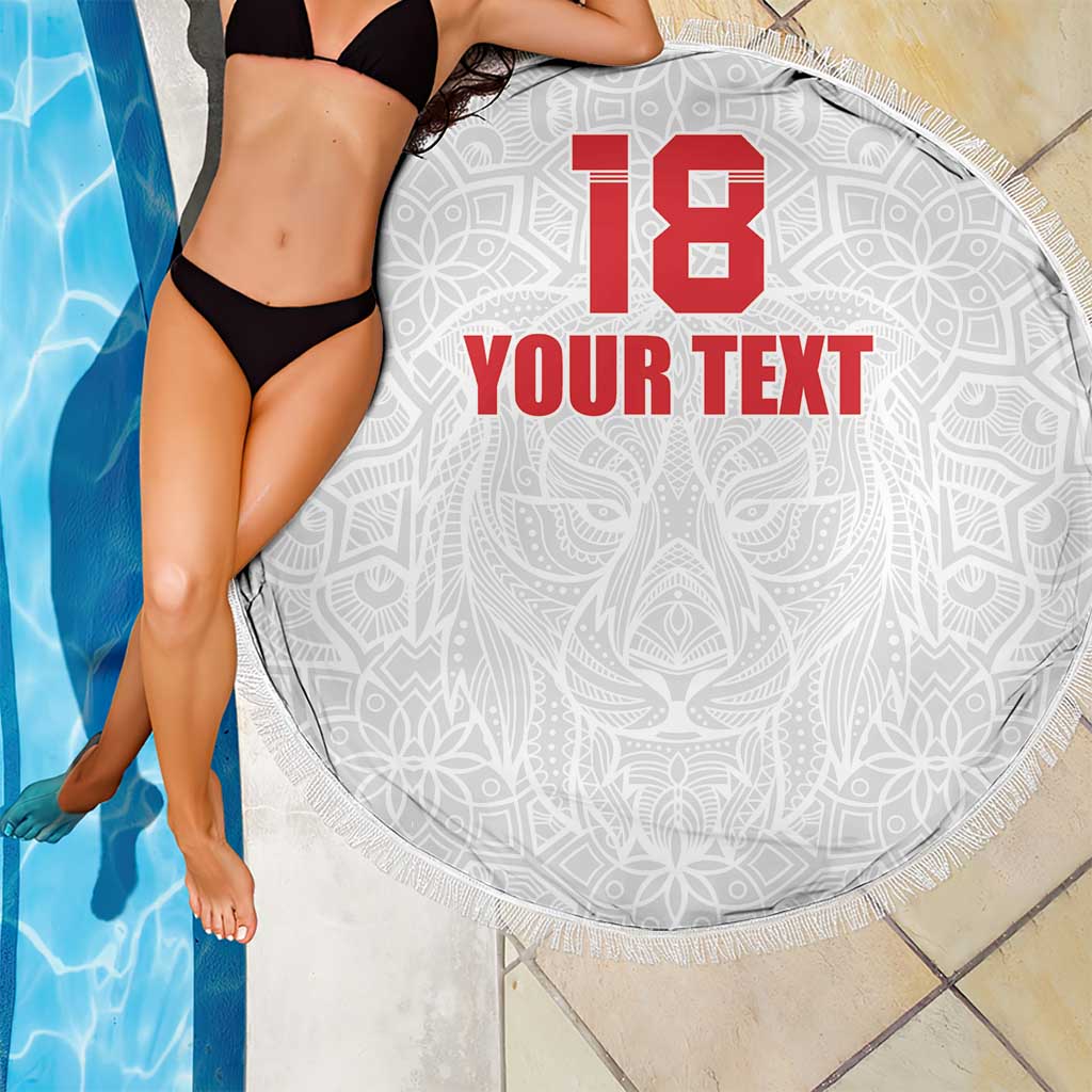 Custom Czech Republic Football White Version Beach Blanket Go Champion Sporty Style LT18