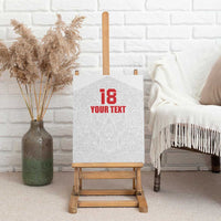 Custom Czech Republic Football White Version Canvas Wall Art Go Champion Sporty Style LT18