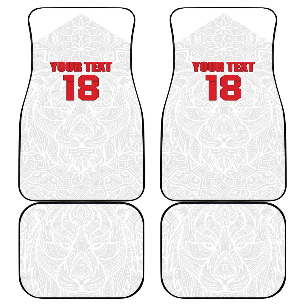 Custom Czech Republic Football White Version Car Mats Go Champion Sporty Style LT18