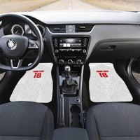 Custom Czech Republic Football White Version Car Mats Go Champion Sporty Style LT18